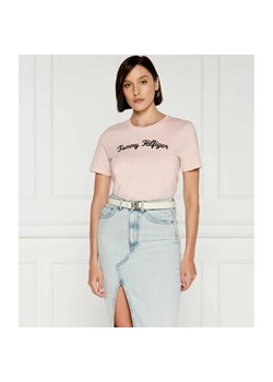 Tommy Hilfiger T-shirt | Regular Fit ze sklepu Gomez Fashion Store w kategorii Bluzki damskie - zdjęcie 184970516