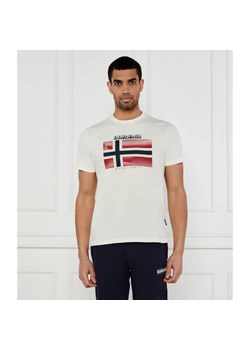 Napapijri T-shirt Lari | Relaxed fit ze sklepu Gomez Fashion Store w kategorii T-shirty męskie - zdjęcie 184970529