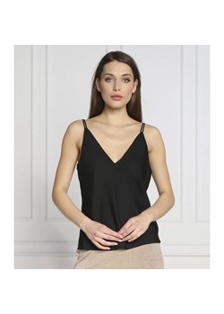 Calvin Klein Satynowy top | Regular Fit ze sklepu Gomez Fashion Store w kategorii Bluzki damskie - zdjęcie 184970777