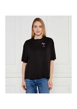 BOSS ORANGE T-shirt C_Eboyfriend_4 | Oversize fit ze sklepu Gomez Fashion Store w kategorii Bluzki damskie - zdjęcie 184971186
