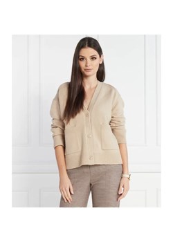 Tommy Hilfiger Kardigan | Relaxed fit | z dodatkiem wełny ze sklepu Gomez Fashion Store w kategorii Swetry damskie - zdjęcie 184971827