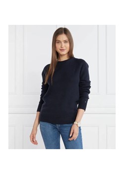 Tommy Hilfiger Wełniany sweter MID GG C-NK | Regular Fit ze sklepu Gomez Fashion Store w kategorii Swetry damskie - zdjęcie 184972355