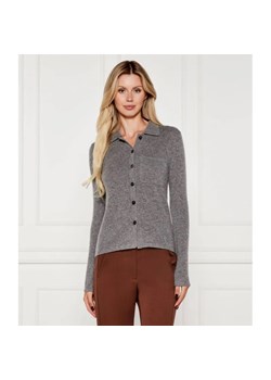 Marella SPORT Wełniany kardigan QUERO | Regular Fit | z dodatkiem kaszmiru ze sklepu Gomez Fashion Store w kategorii Swetry damskie - zdjęcie 184972437
