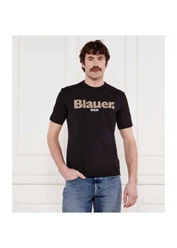 BLAUER T-shirt ERNST | Regular Fit ze sklepu Gomez Fashion Store w kategorii T-shirty męskie - zdjęcie 184972508