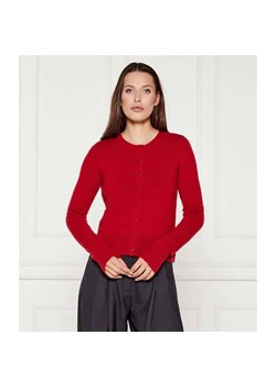 Marella SPORT Wełniany kardigan FINITO1 | Regular Fit | z dodatkiem kaszmiru ze sklepu Gomez Fashion Store w kategorii Swetry damskie - zdjęcie 184972539