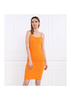 Calvin Klein Jeans Sukienka SLUB RIB STRAPPY | Slim Fit ze sklepu Gomez Fashion Store w kategorii Sukienki - zdjęcie 184972586