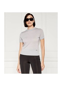 Calvin Klein Wełniana bluzka | Slim Fit ze sklepu Gomez Fashion Store w kategorii Bluzki damskie - zdjęcie 184972809