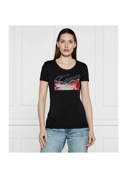 GUESS T-shirt ROSES | Regular Fit ze sklepu Gomez Fashion Store w kategorii Bluzki damskie - zdjęcie 184972818