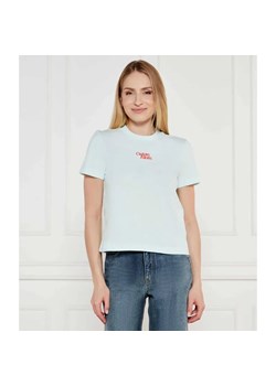 Calvin Klein Jeans T-shirt | Regular Fit ze sklepu Gomez Fashion Store w kategorii Bluzki damskie - zdjęcie 184973067
