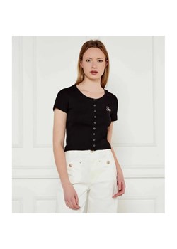 Guess Jeans Bluzka SNAP EMBRO | Cropped Fit ze sklepu Gomez Fashion Store w kategorii Bluzki damskie - zdjęcie 184973605