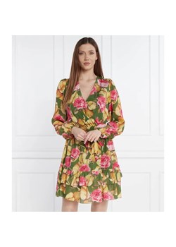 GUESS Sukienka z paskiem | z dodatkiem jedwabiu ze sklepu Gomez Fashion Store w kategorii Sukienki - zdjęcie 184973655