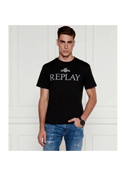 Replay T-shirt | Regular Fit ze sklepu Gomez Fashion Store w kategorii T-shirty męskie - zdjęcie 184973949