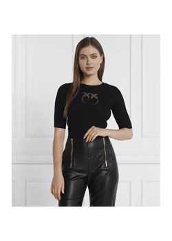 Pinko Wełniana bluzka | Slim Fit ze sklepu Gomez Fashion Store w kategorii Bluzki damskie - zdjęcie 184973958