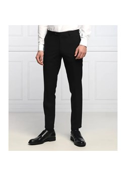 Oscar Jacobson Wełniane spodnie Denz | Slim Fit ze sklepu Gomez Fashion Store w kategorii Spodnie męskie - zdjęcie 184974015