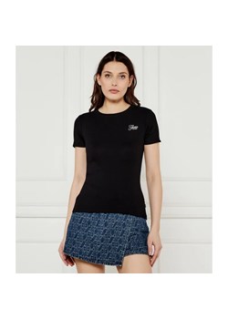 Guess Jeans T-shirt EMBRO | Slim Fit ze sklepu Gomez Fashion Store w kategorii Bluzki damskie - zdjęcie 184974319