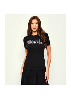 Versace Jeans Couture T-shirt ROSE | Regular Fit ze sklepu Gomez Fashion Store w kategorii Bluzki damskie - zdjęcie 184975057