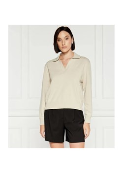 Samsøe Samsøe Sweter SAWADA | Regular Fit | z dodatkiem lnu ze sklepu Gomez Fashion Store w kategorii Swetry damskie - zdjęcie 184975738