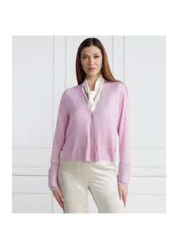Marc Cain Wełniany kardigan | Loose fit ze sklepu Gomez Fashion Store w kategorii Swetry damskie - zdjęcie 184976228
