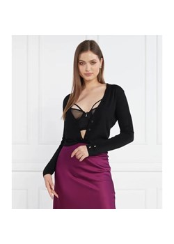 Patrizia Pepe Wełniany kardigan | Regular Fit ze sklepu Gomez Fashion Store w kategorii Swetry damskie - zdjęcie 184976327