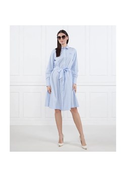 Karl Lagerfeld Sukienka Striped shirt dress with logo embroidery ze sklepu Gomez Fashion Store w kategorii Sukienki - zdjęcie 184976518