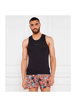 Calvin Klein Swimwear Tank top | Regular Fit | z dodatkiem lnu ze sklepu Gomez Fashion Store w kategorii T-shirty męskie - zdjęcie 184976735