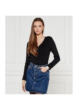 Calvin Klein Jeans Kardigan | Slim Fit ze sklepu Gomez Fashion Store w kategorii Swetry damskie - zdjęcie 184976787