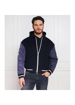 Emporio Armani Wełniana kurtka bomber | Regular Fit ze sklepu Gomez Fashion Store w kategorii Kurtki męskie - zdjęcie 184976888