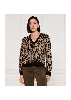 Liu Jo Wełniany sweter | Relaxed fit ze sklepu Gomez Fashion Store w kategorii Swetry damskie - zdjęcie 184978035