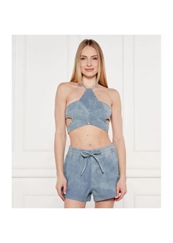 One Teaspoon Jeansowy top STAR | Cropped Fit ze sklepu Gomez Fashion Store w kategorii Bluzki damskie - zdjęcie 184978818