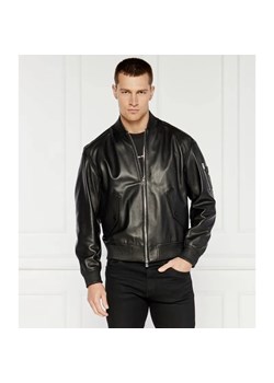BOSS BLACK Skórzana kurtka bomber maidoc | Regular Fit ze sklepu Gomez Fashion Store w kategorii Kurtki męskie - zdjęcie 184979159