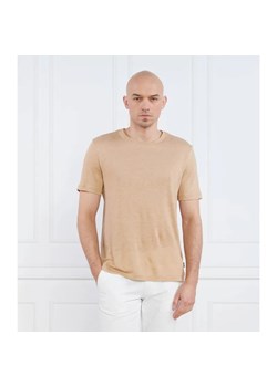 BOSS BLACK Lniany t-shirt Tiburt | Regular Fit ze sklepu Gomez Fashion Store w kategorii T-shirty męskie - zdjęcie 184979317