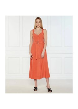 Liu Jo Sukienka z paskiem | z dodatkiem lnu ze sklepu Gomez Fashion Store w kategorii Sukienki - zdjęcie 184979357