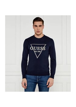 GUESS Sweter FABIAN | Regular Fit | z dodatkiem kaszmiru ze sklepu Gomez Fashion Store w kategorii Swetry męskie - zdjęcie 184979577