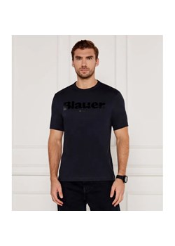 BLAUER T-shirt BOURNE | Regular Fit ze sklepu Gomez Fashion Store w kategorii T-shirty męskie - zdjęcie 184979688