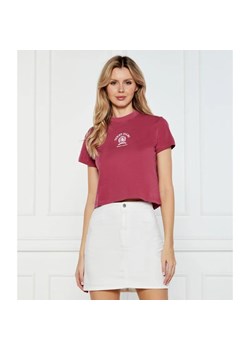 Tommy Jeans T-shirt VARSITY | Cropped Fit ze sklepu Gomez Fashion Store w kategorii Bluzki damskie - zdjęcie 184979786