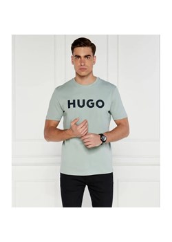 HUGO T-shirt Dulivio | Regular Fit ze sklepu Gomez Fashion Store w kategorii T-shirty męskie - zdjęcie 184979889