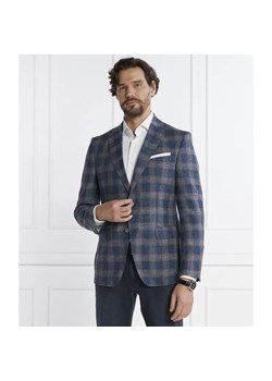 BOSS BLACK Wełniana marynarka H-Hutson-233 | Slim Fit | z dodatkiem lnu ze sklepu Gomez Fashion Store w kategorii Marynarki męskie - zdjęcie 184979916
