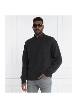 HUGO Sweter | Oversize fit | z dodatkiem wełny ze sklepu Gomez Fashion Store w kategorii Swetry męskie - zdjęcie 184980397