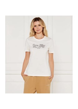 Tommy Hilfiger T-shirt | Regular Fit ze sklepu Gomez Fashion Store w kategorii Bluzki damskie - zdjęcie 184980467