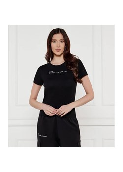 EA7 T-shirt | Slim Fit ze sklepu Gomez Fashion Store w kategorii Bluzki damskie - zdjęcie 184980709