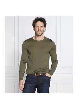 BOSS BLACK Wełniany sweter Leno-P | Slim Fit ze sklepu Gomez Fashion Store w kategorii Swetry męskie - zdjęcie 184980799