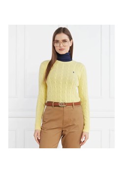 POLO RALPH LAUREN Wełniany sweter JULIANNA | Slim Fit | z dodatkiem kaszmiru ze sklepu Gomez Fashion Store w kategorii Swetry damskie - zdjęcie 184980826