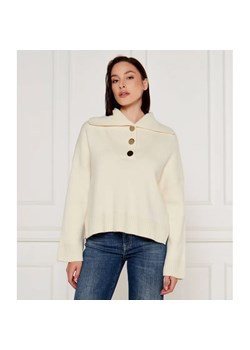 Ba&sh Wełniany sweter BIVA | Relaxed fit ze sklepu Gomez Fashion Store w kategorii Swetry damskie - zdjęcie 184980979