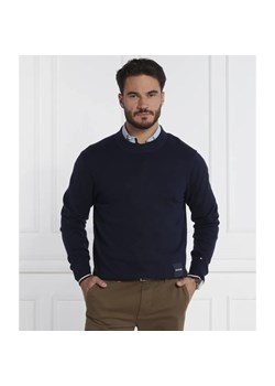 Tommy Hilfiger Sweter MONOTYPE GS TIPPED | Regular Fit | z dodatkiem jedwabiu ze sklepu Gomez Fashion Store w kategorii Swetry męskie - zdjęcie 184981007