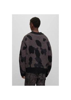 HUGO Sweter Sattiner | Oversize fit | z dodatkiem wełny ze sklepu Gomez Fashion Store w kategorii Swetry męskie - zdjęcie 184981487