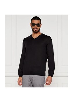 BOSS BLACK Wełniany sweter Melba-P | Slim Fit ze sklepu Gomez Fashion Store w kategorii Swetry męskie - zdjęcie 184982007