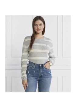 Tommy Hilfiger Wełniany sweter SOFT C-NK | Regular Fit ze sklepu Gomez Fashion Store w kategorii Swetry damskie - zdjęcie 184982058