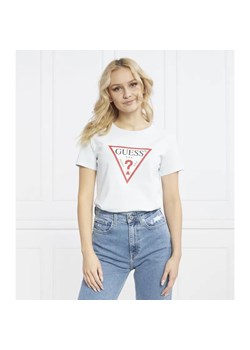 GUESS T-shirt ORIGINAL | Regular Fit ze sklepu Gomez Fashion Store w kategorii Bluzki damskie - zdjęcie 184982229