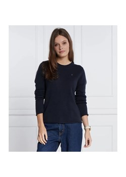 Tommy Hilfiger Wełniany sweter SOFT C-NK | Regular Fit ze sklepu Gomez Fashion Store w kategorii Swetry damskie - zdjęcie 184982238