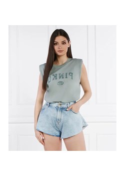 Pinko T-shirt CACAO | Regular Fit ze sklepu Gomez Fashion Store w kategorii Bluzki damskie - zdjęcie 184982265